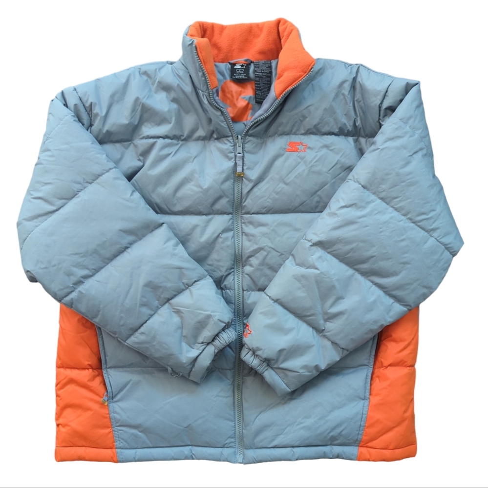 Starter Puffer Jacket, Down Feather Filled, Plain… - image 1